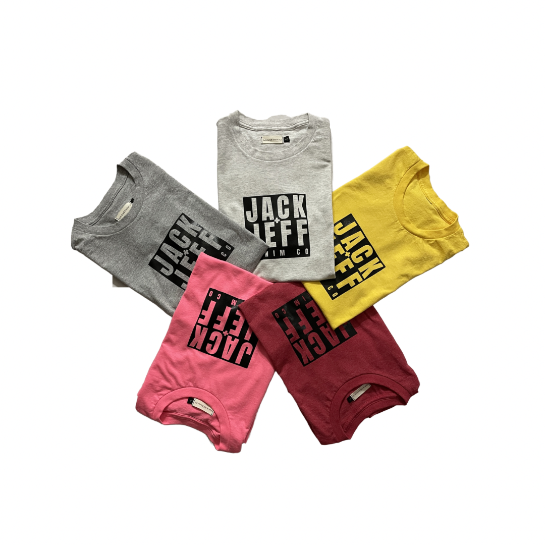 Box Logo Tee // Heather