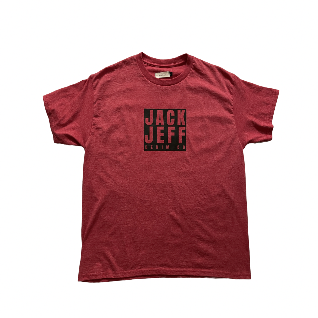 Box Logo Tee // Red