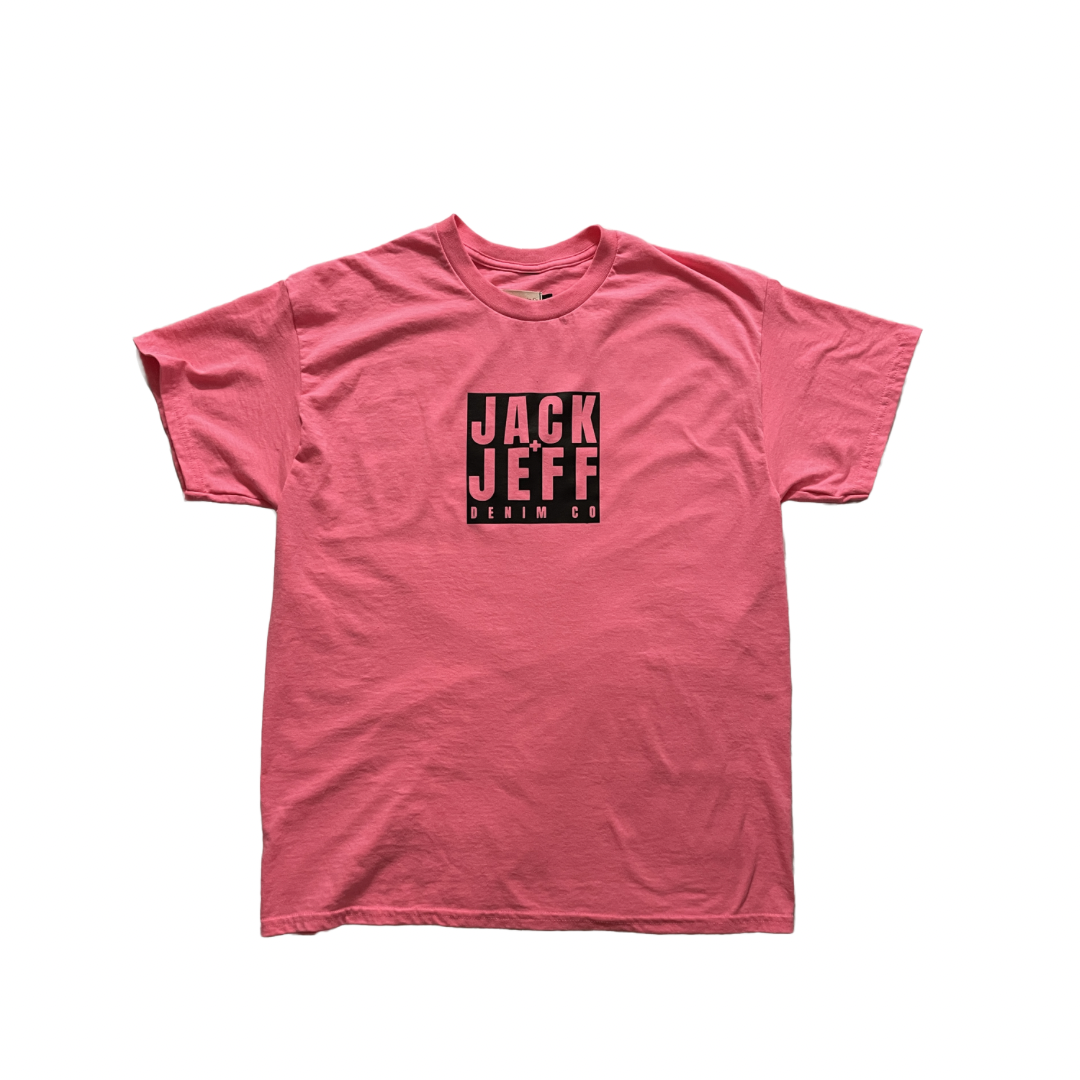 Box Logo Tee // Pink